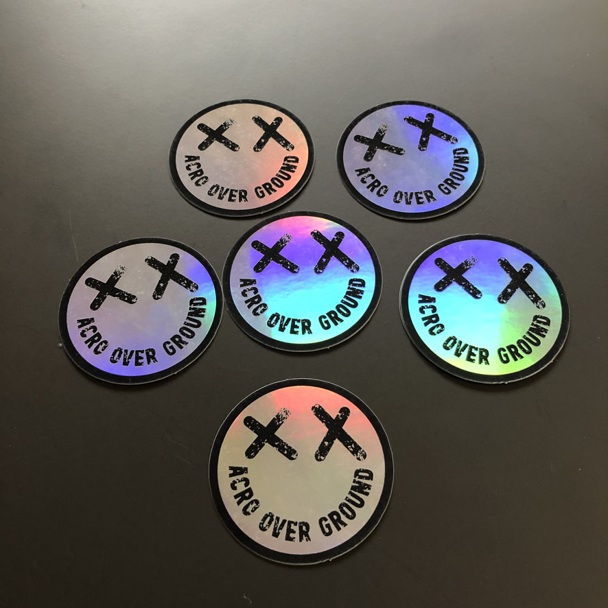 ACRO OVER GROUND Sticker hologramm